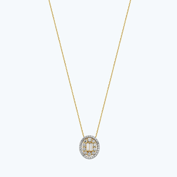 Altın Üçlü Oval Set