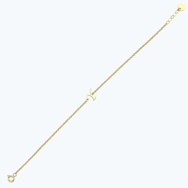 Altın Y Harfi Bileklik