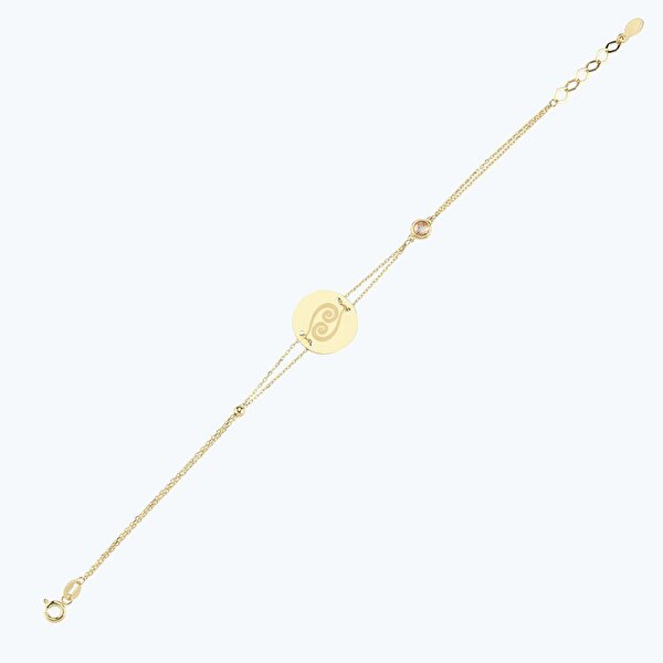 Altınbaş Burç Yengeç Bileklik