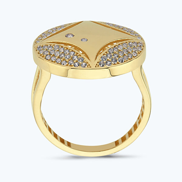 Altınbaş Yıldızı Altın Yüzük