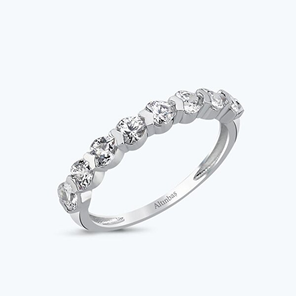 Altın Yarımtur Kalp Yüzük