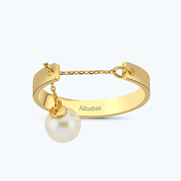Altın İnci Yüzük