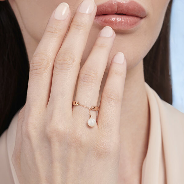 Altın İnci Yüzük