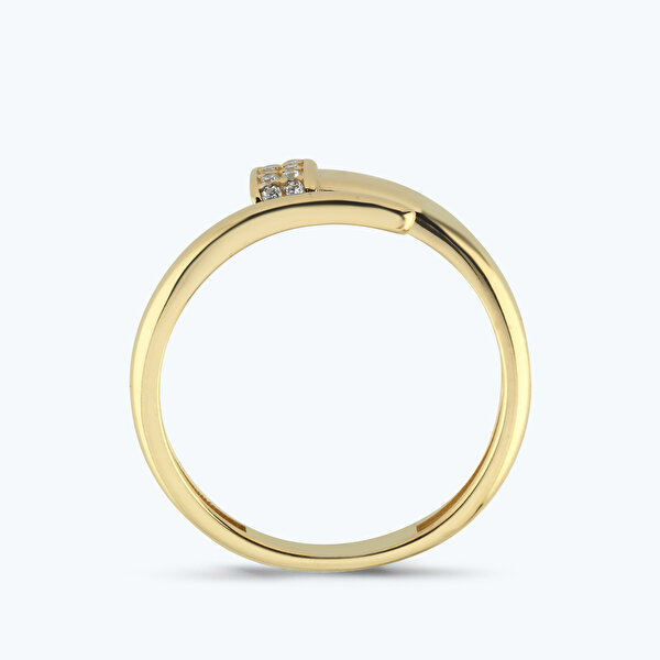 Altın Taşlı Yüzük