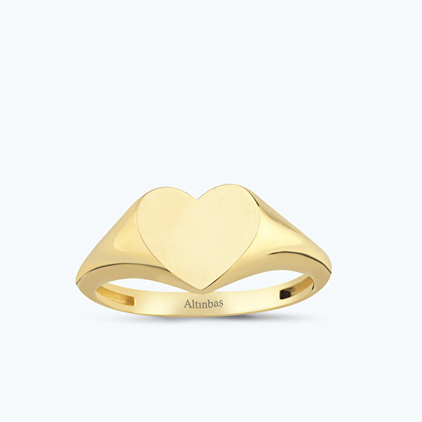 Altın Kalp Yüzük