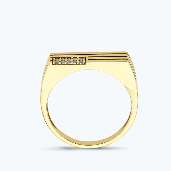 Altın Taşlı Yüzük