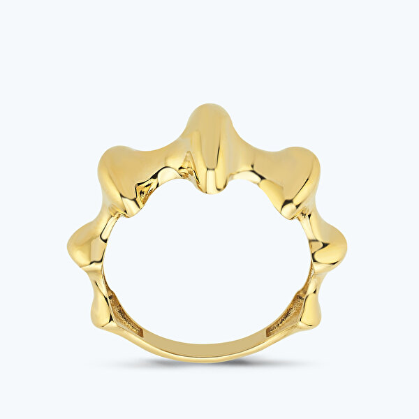 Altın Bombeli Yüzük