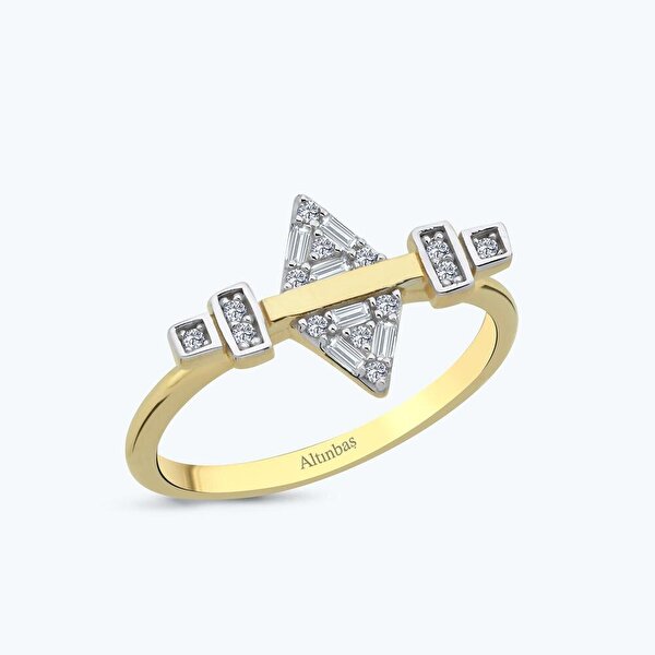 Altın Taşlı Yüzük