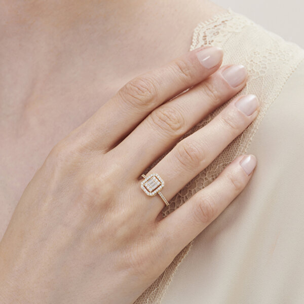 Altın Baget Yüzük