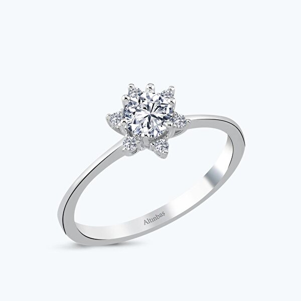 Altın Lotus Çiçeği Yüzük