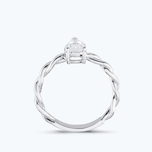 Altın Damla Tektaş Yüzük