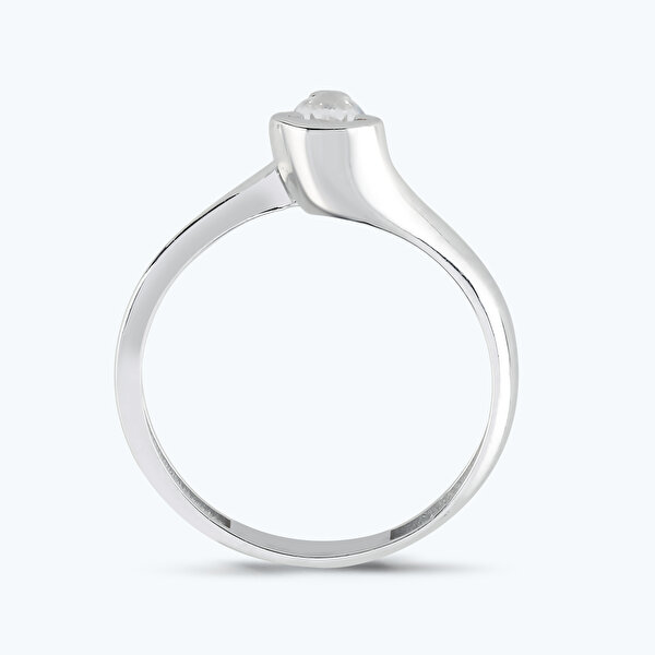 Altın Damla Tektaş Yüzük