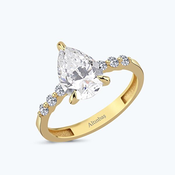 Altın Damla Yüzük