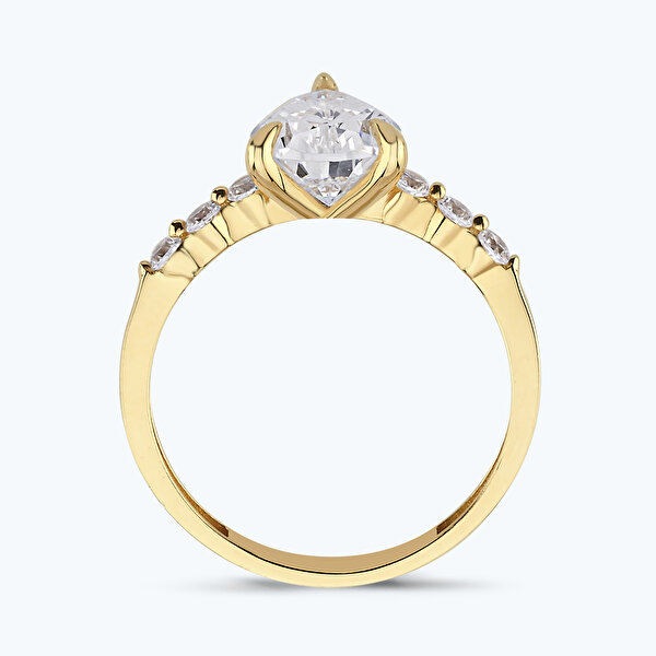 Altın Damla Yüzük