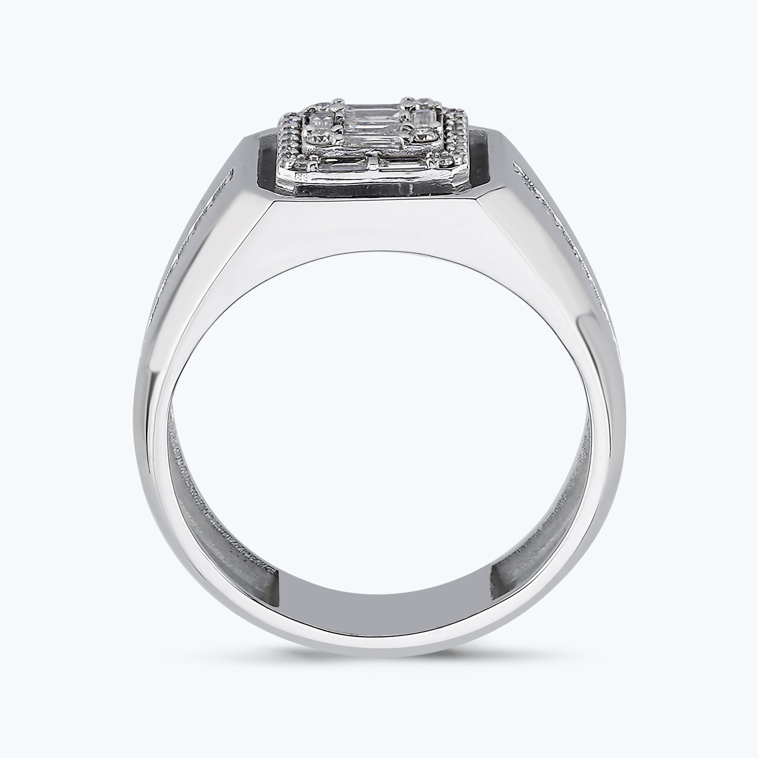 0.57 Karat Pırlanta Baget Yüzük