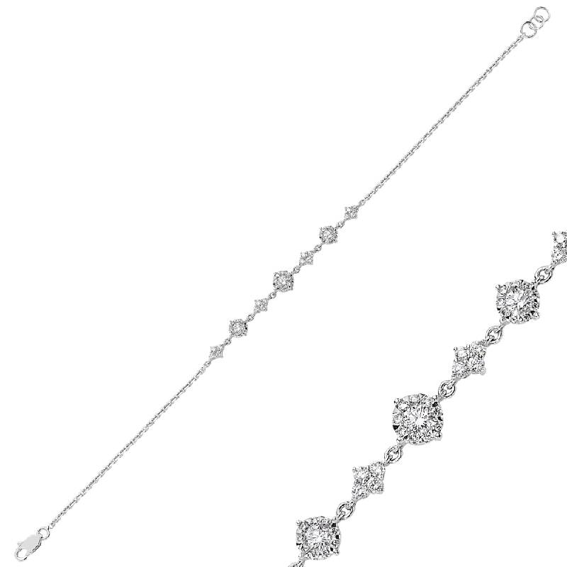 0.63 Carat Bouquet Diamond Bracelet