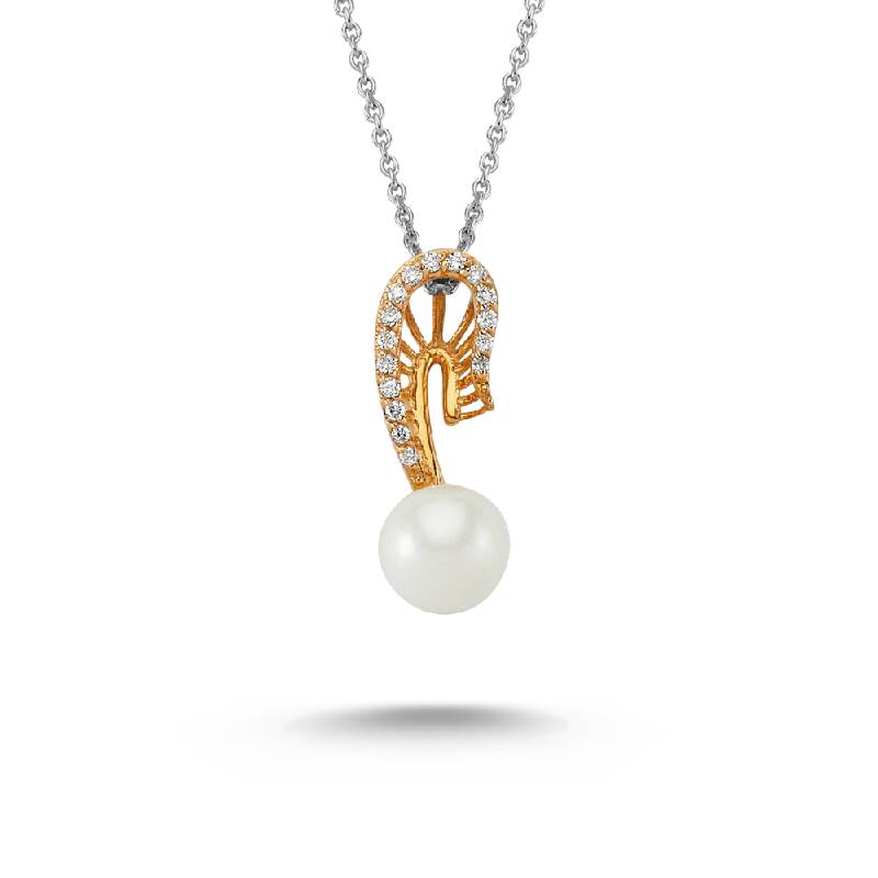 Pearl Diamond Necklace 