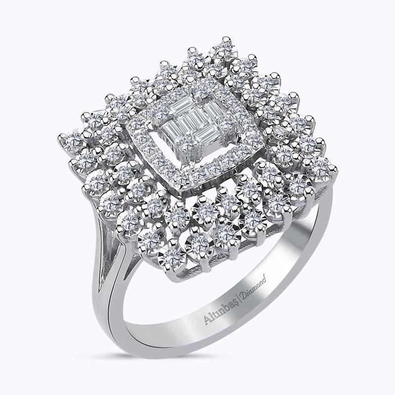 0.51 Carat Baguette Diamond Ring
