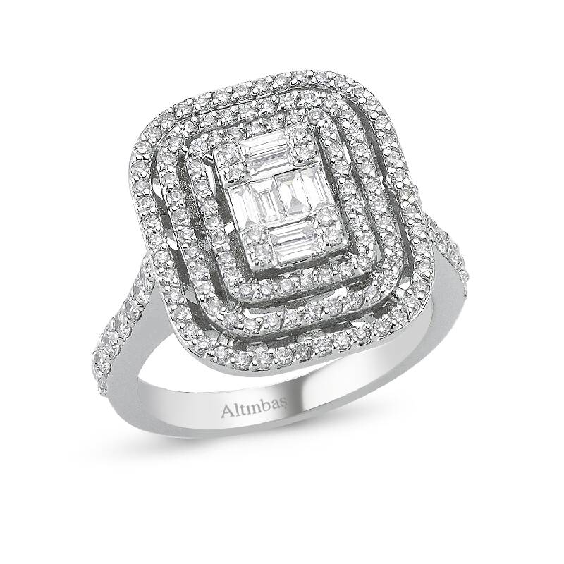 1.14 Carat Baguette Diamond Ring
