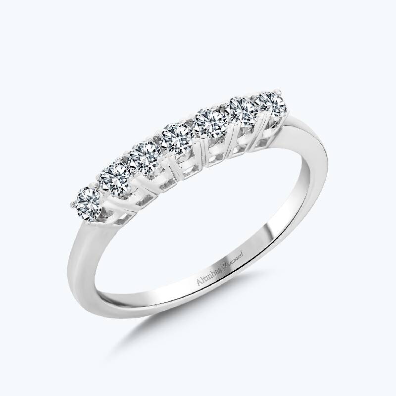 1.10 Carat Seven Stone Diamond Ring