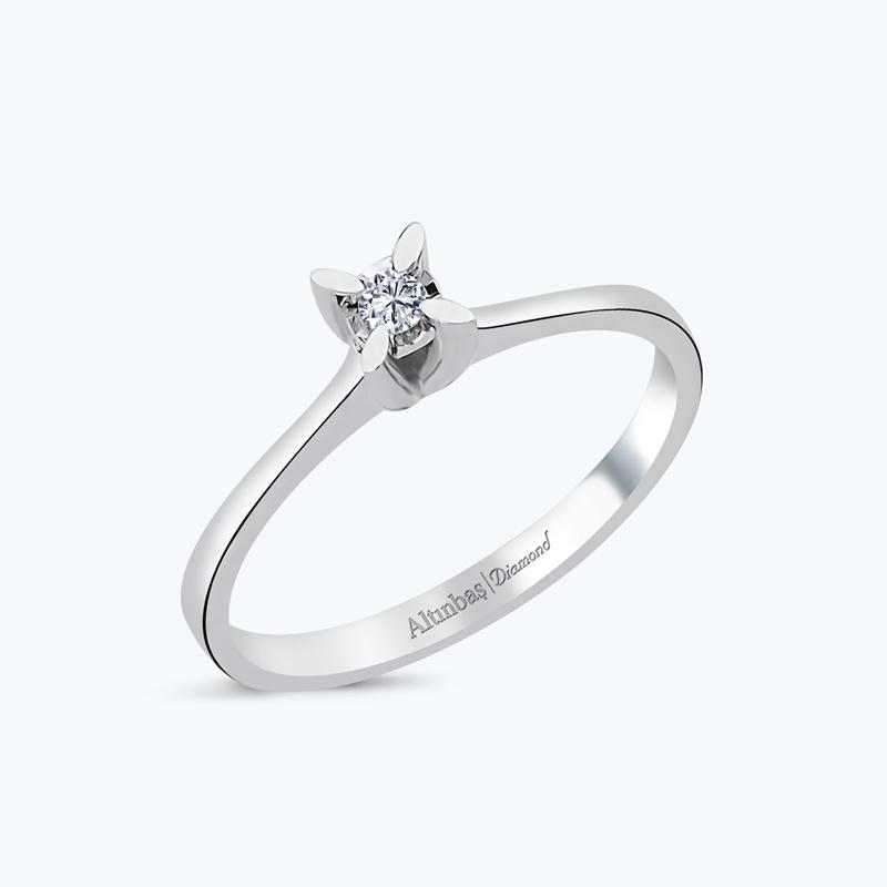 0.04 Carat Solitaire Diamond Ring