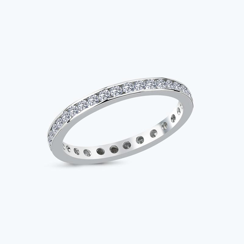 0.82 Carat Eternity Diamond Ring