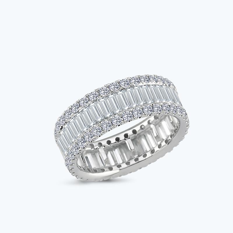 1.25 Carat Eternity Baguette Diamond Ring