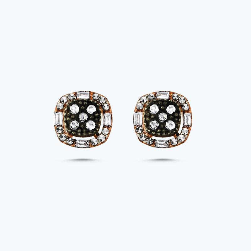 0.22 Carat Baguette Diamond Earrings