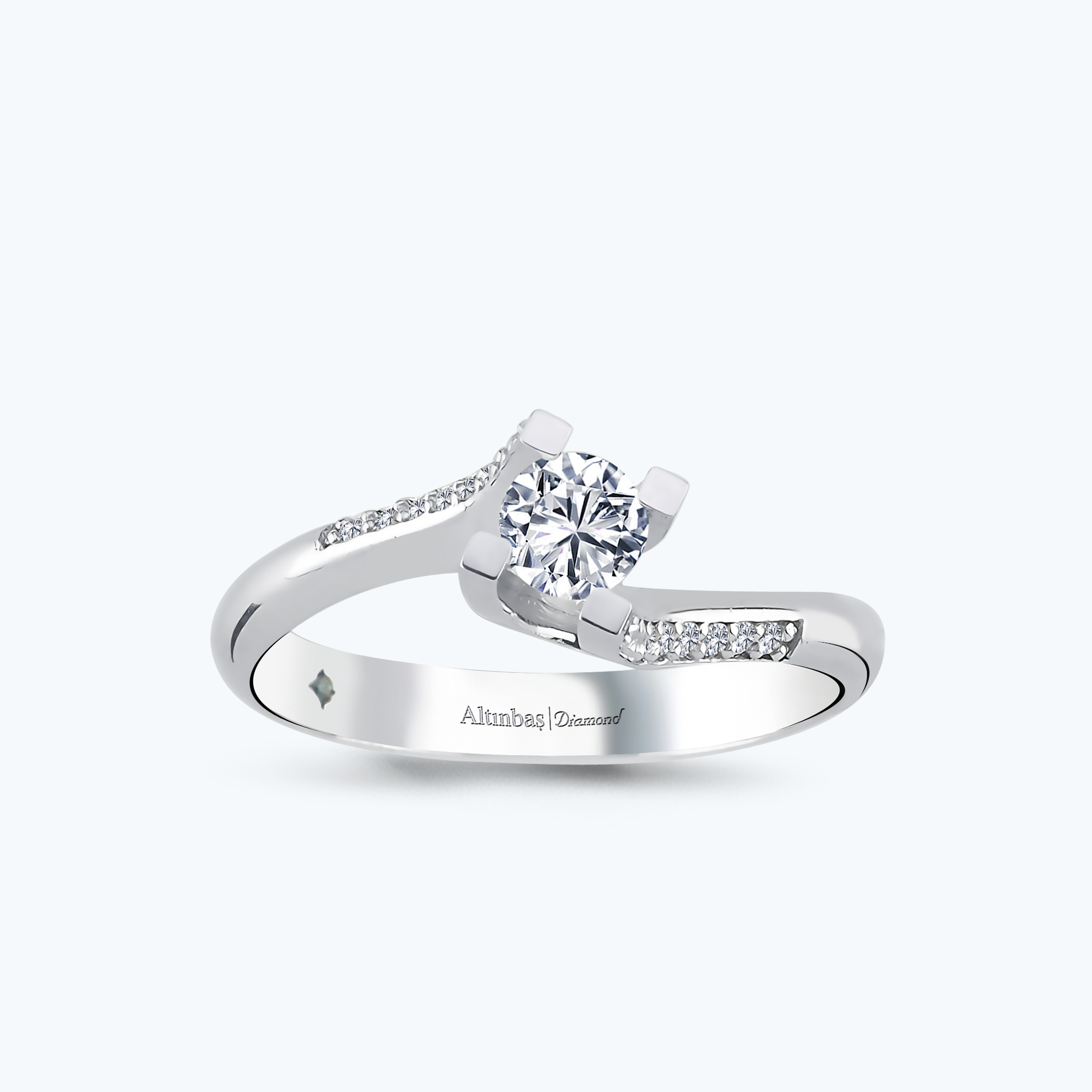 0.26 Karat Pırlanta Tektaş Yüzük