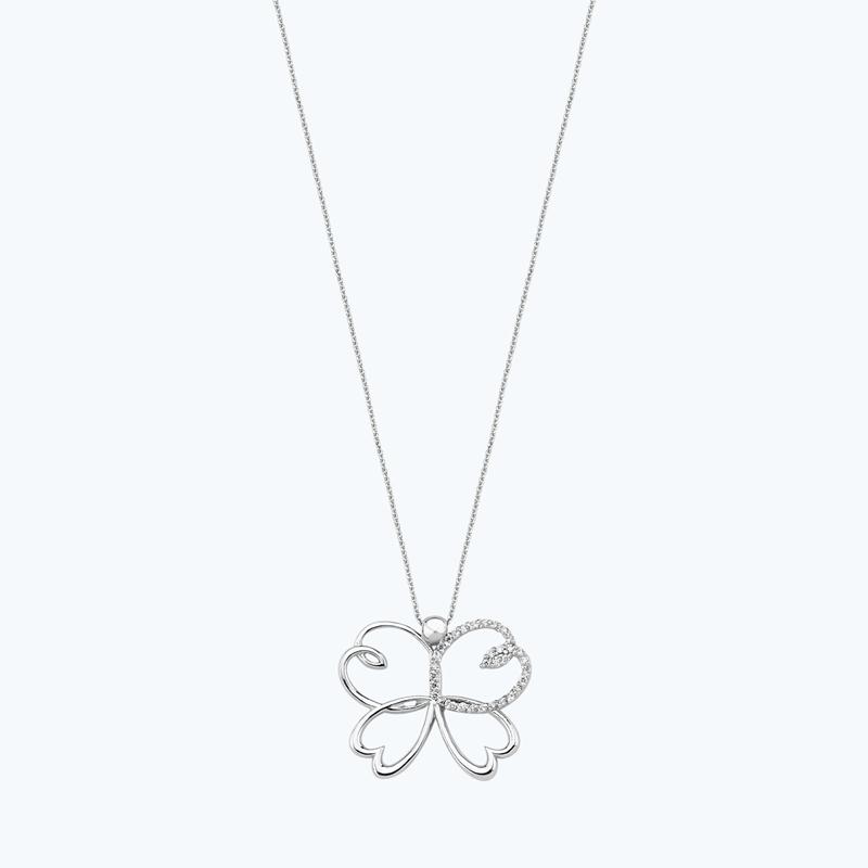 0.11 Carat Diamond Necklace- Mariposa