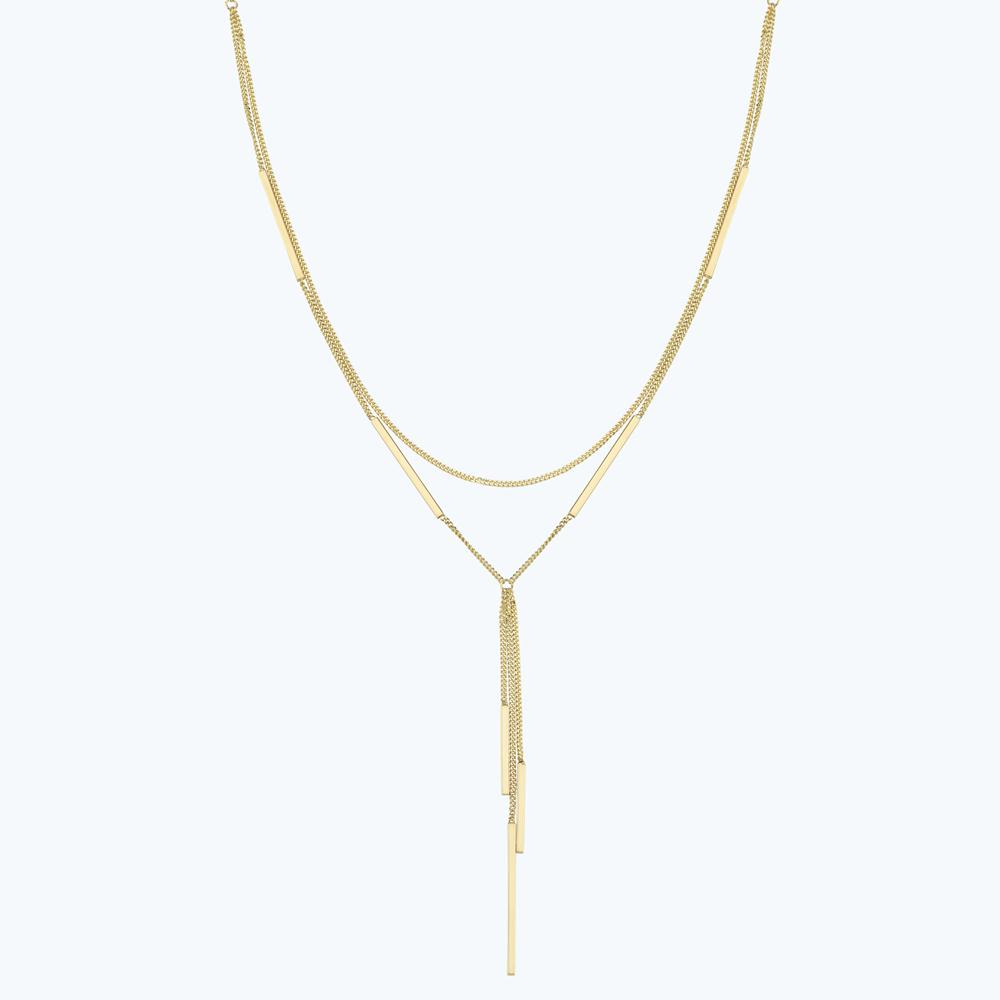 Altın Sallantılı Zincir Kolye