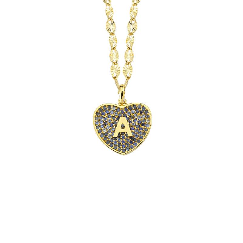 Letter A Gold Necklace