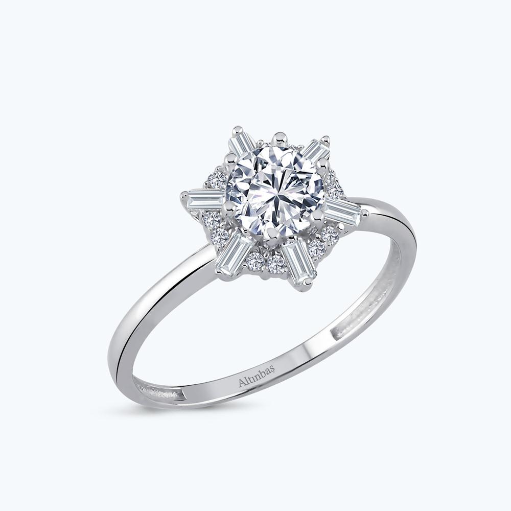 Altın Baget Taş Yüzük