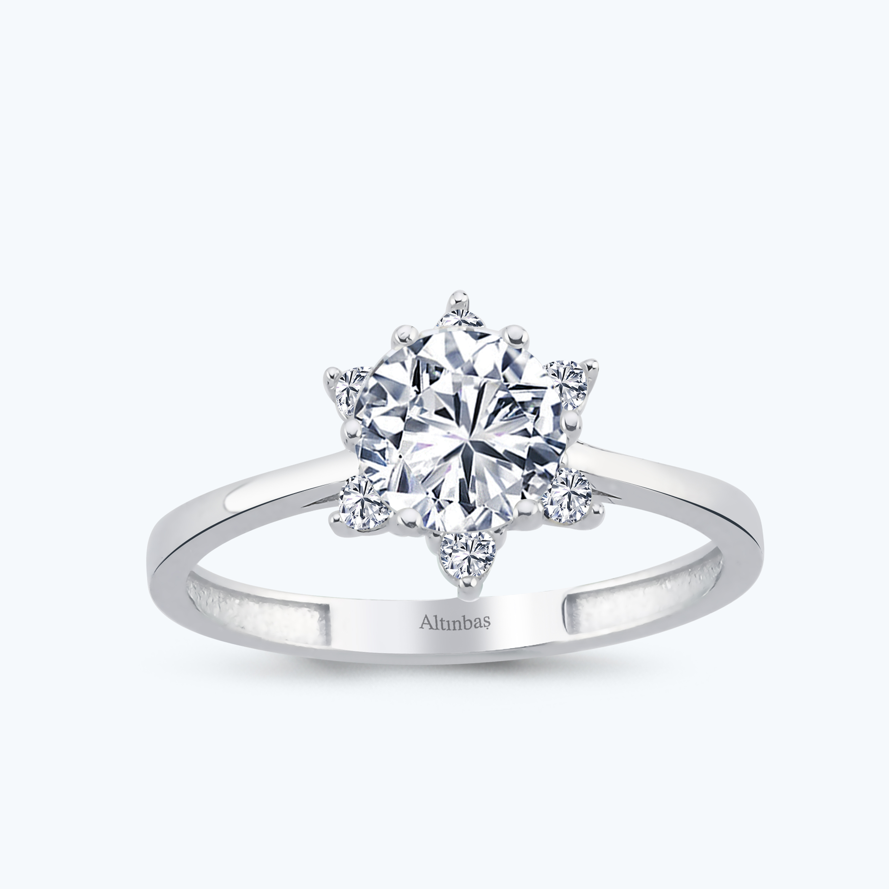 Altın Lotus Çiçeği Yüzük