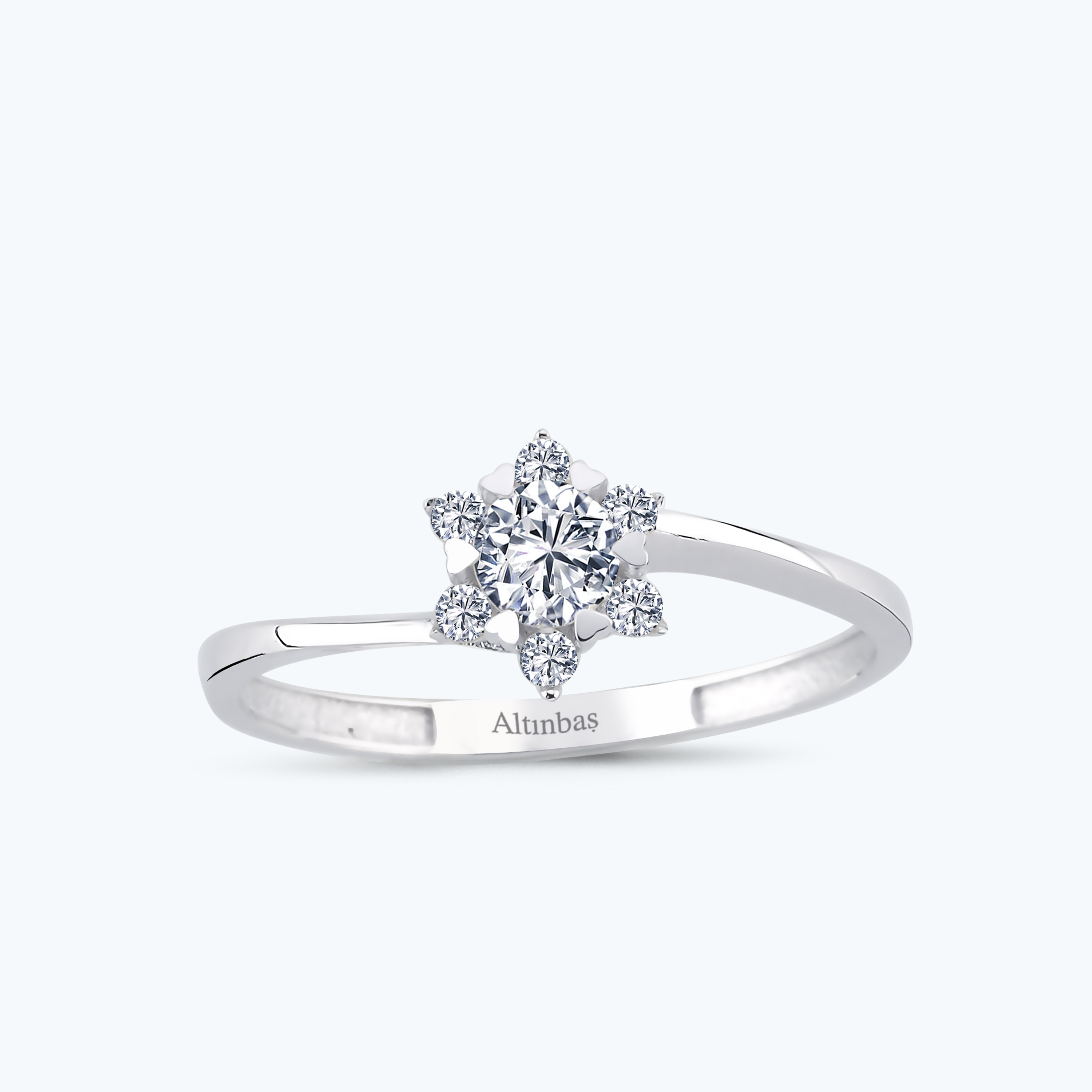 Altın Çiçek Yüzük