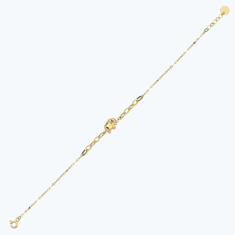 Elephant Gold Bracelet