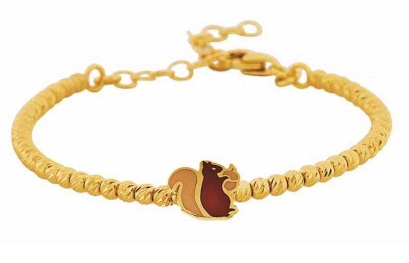 Squirrel Gold Bracelet