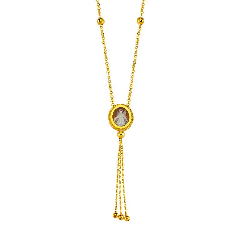 22K Angel Gold Necklace