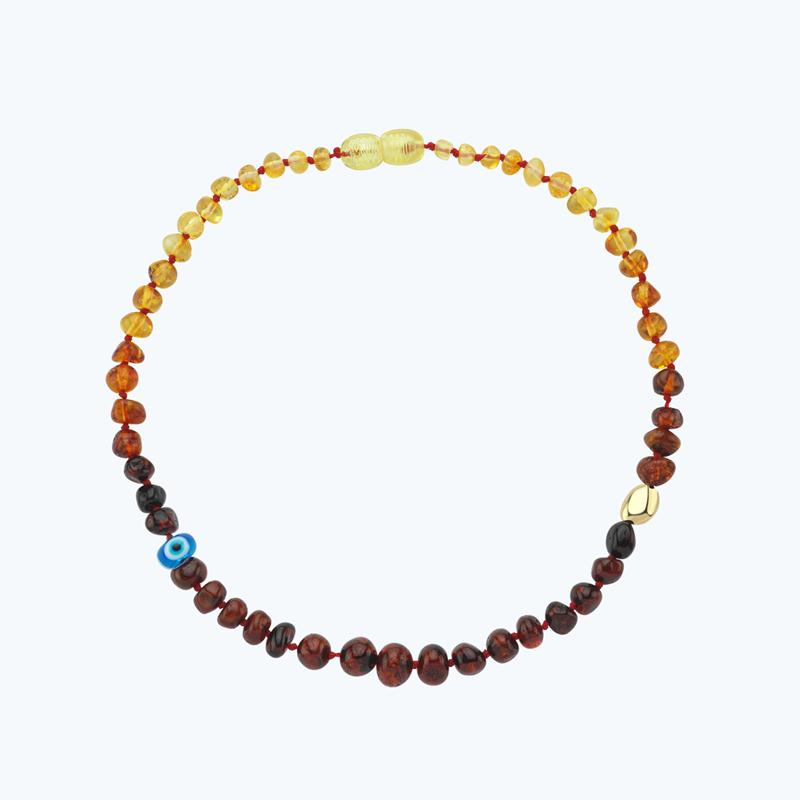 Gold Amber Teething Necklace