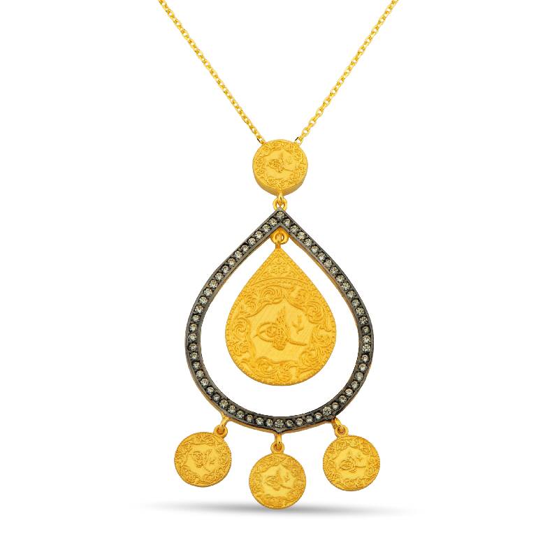 Gold Necklace with Tugra