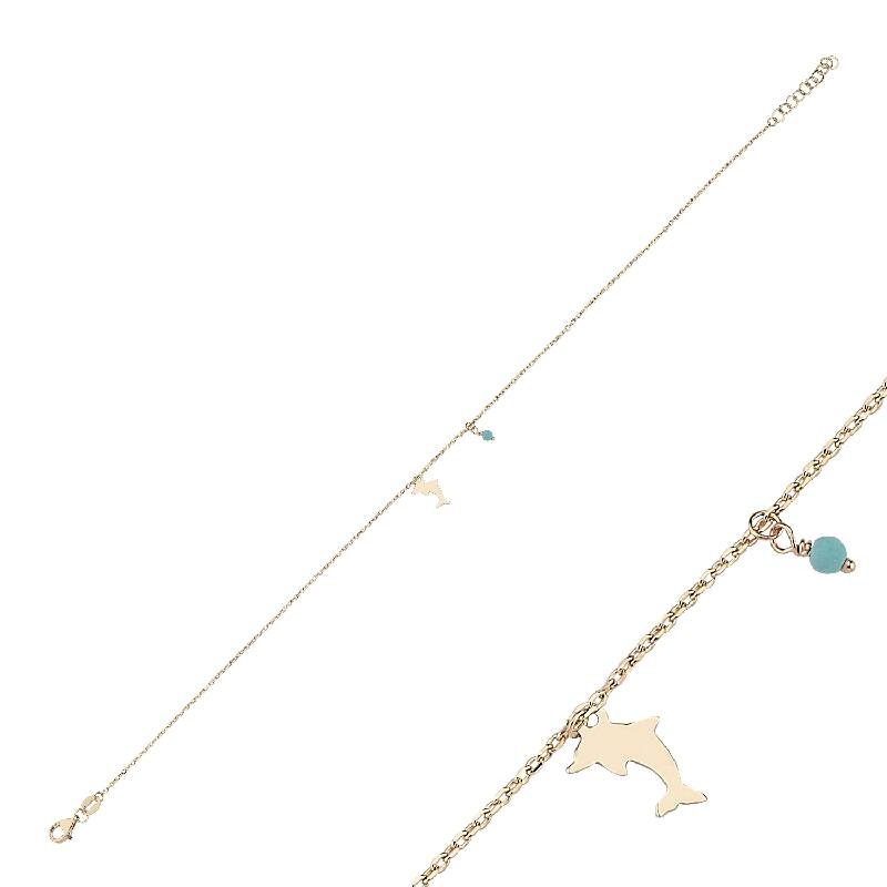Dolphin Gold Anklet