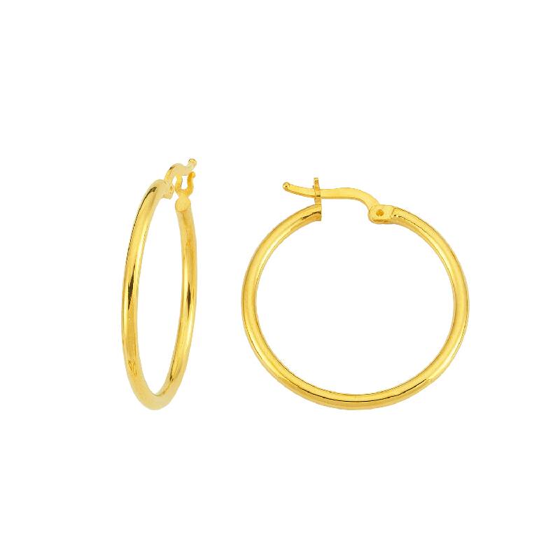 22 K Hoop Gold Earring