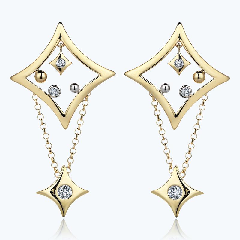 Star Gold Earring