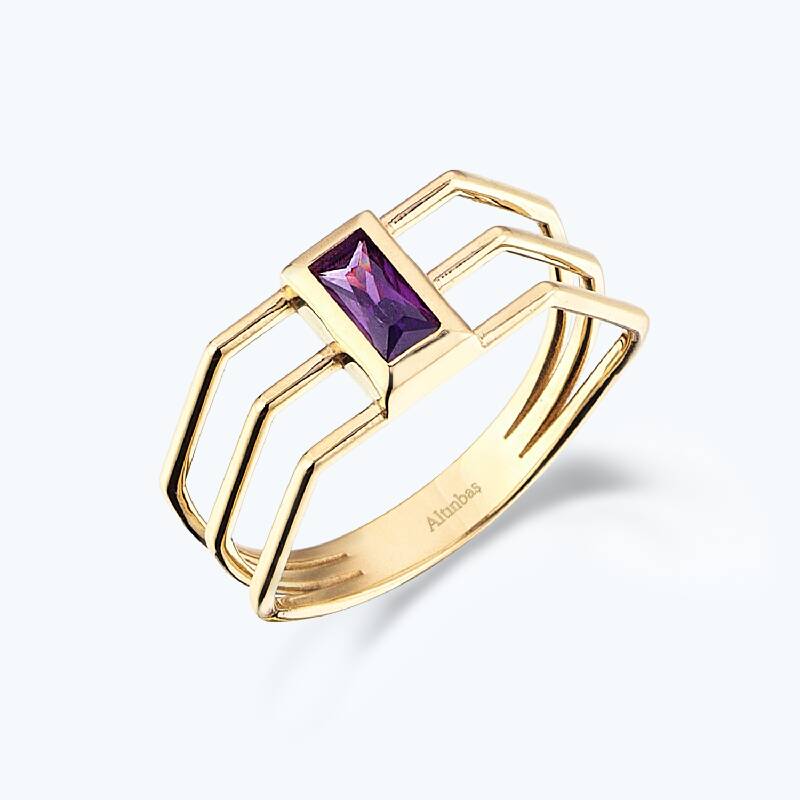 Reflection Gold Ring