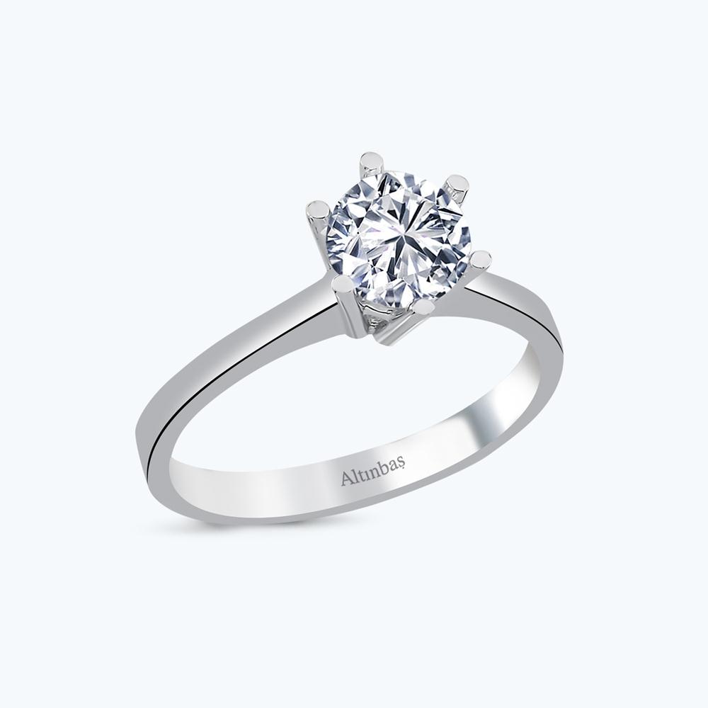 Altın Tektaş Yüzük