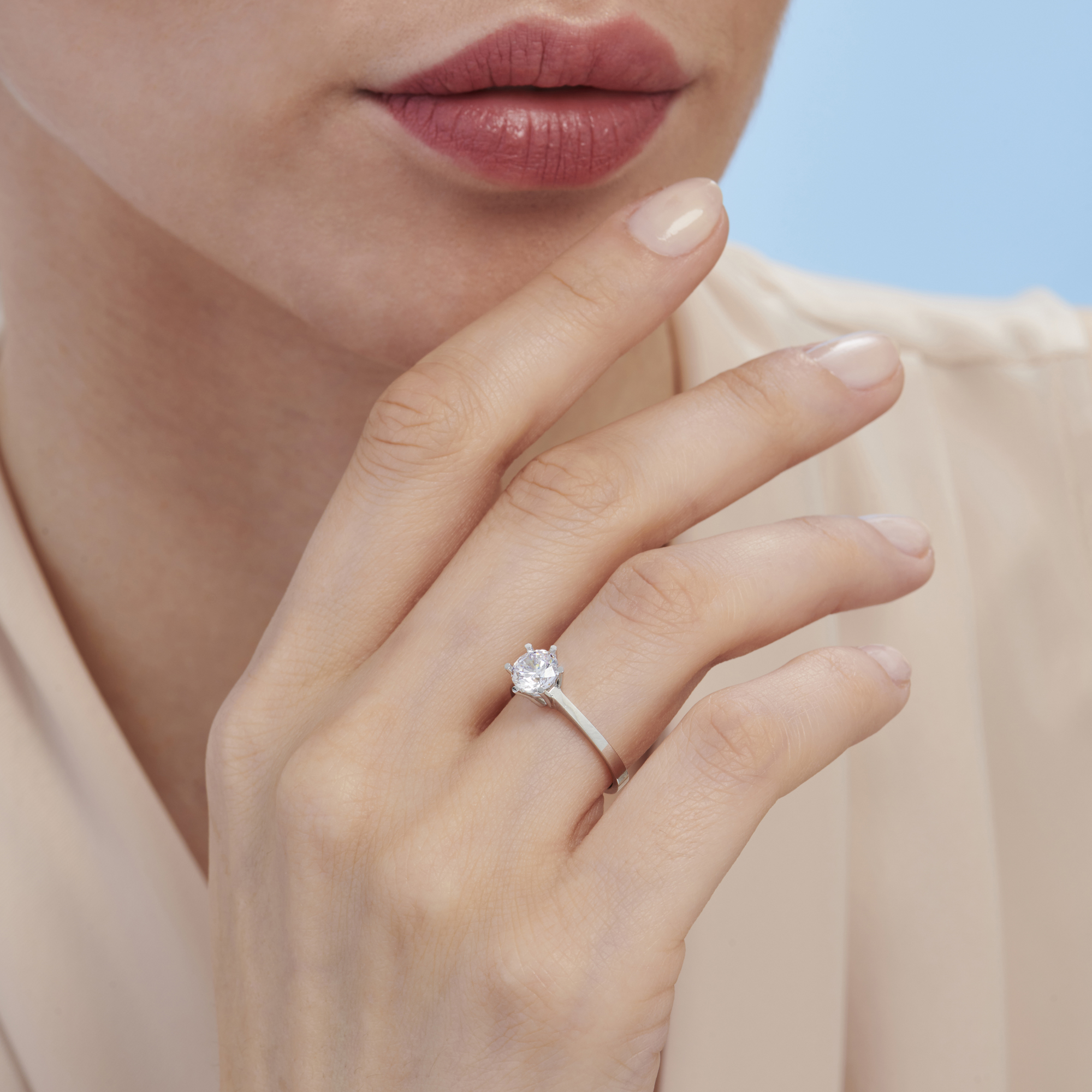 Altın Tektaş Yüzük